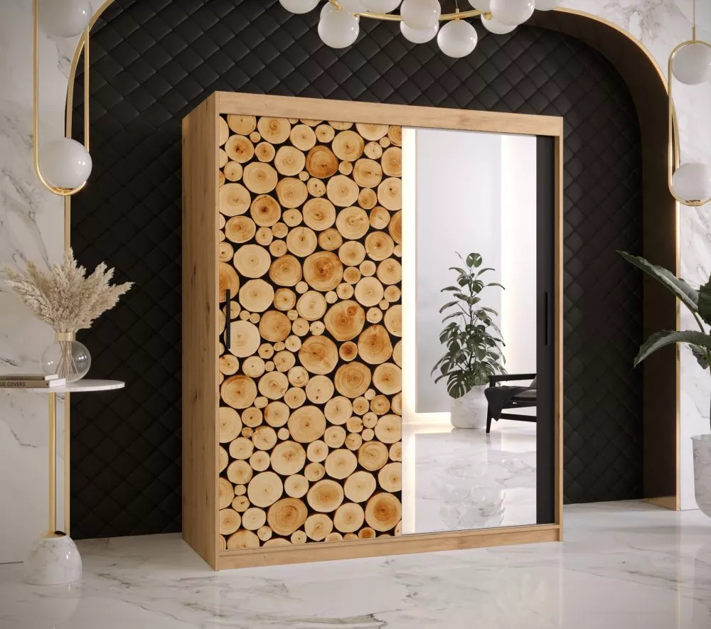 Skapis Sosna 2 · 150 × 62 × 200 cm