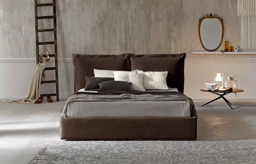 Gulta Szymek Premium Standard ar stelāžu Guļamvietas platums: 160 cm, Guļamvietas garums: 200 cm, stelāžas tips: Elastīg