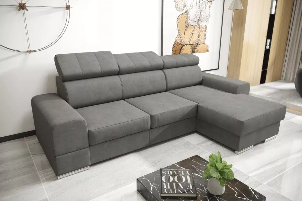 Dīvāns Royal Mini Standard · Pelēks · 160 × 260 × 79 cm