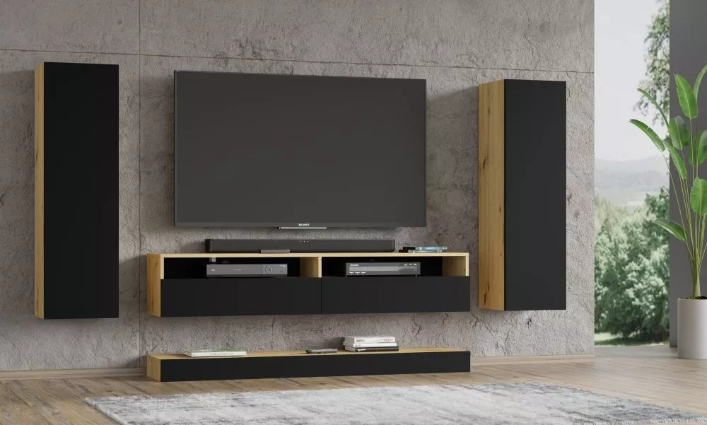 Sekcija Duo C Korpusa krāsa: ozols artisan, · 280 × 35 × 180 cm