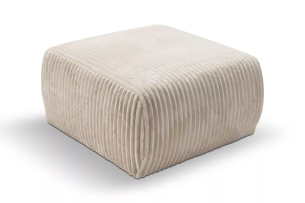 Pufs Allora P standard Auduma numurs: Tilia 01, · Gaišais krēms · 82 × 41 × 75 cm