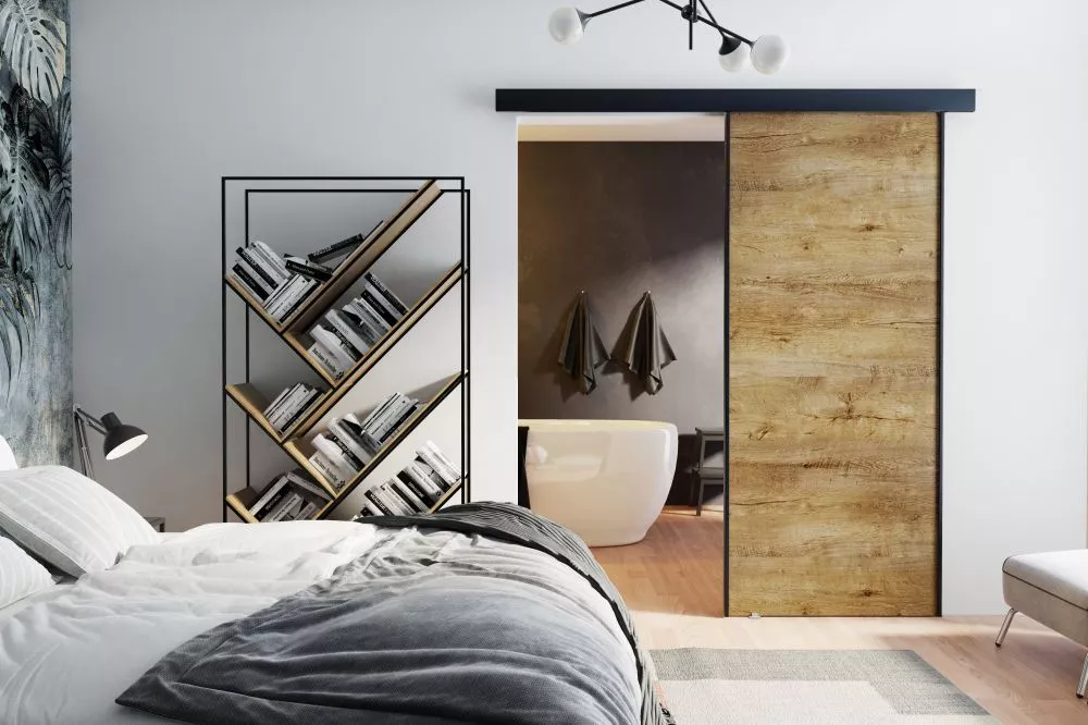 Bīdāmās durvis Marti Loft · Ozols craft zelts · 106 × 205 cm