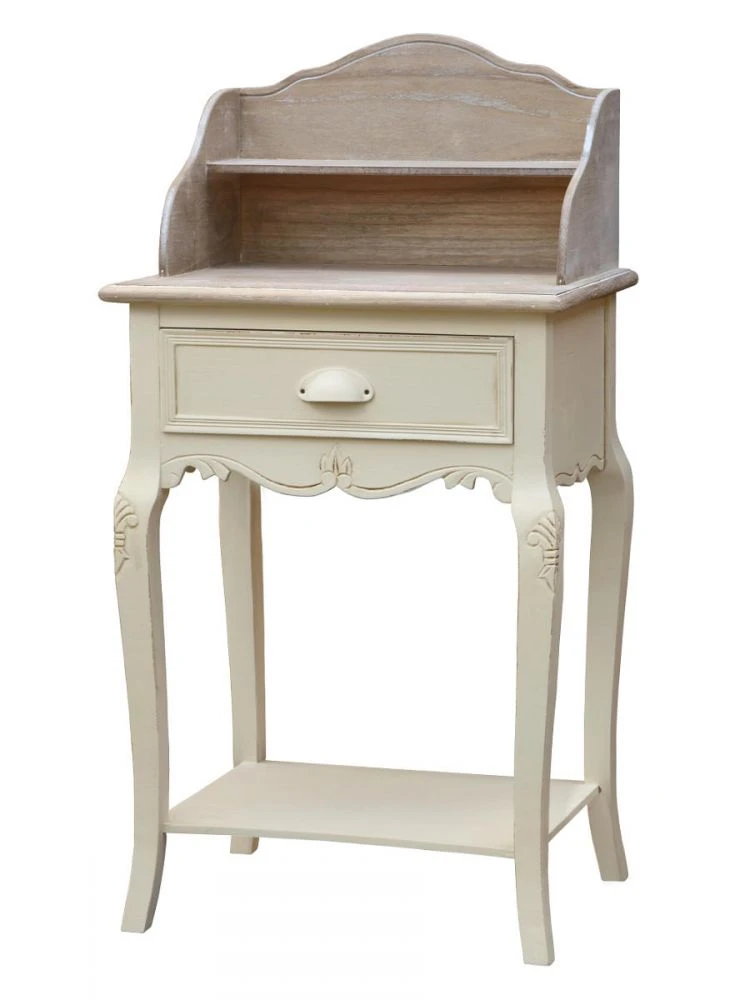 Kosmētikas galds Rimini RI115 · Krēma · 49 × 94 × 36 cm