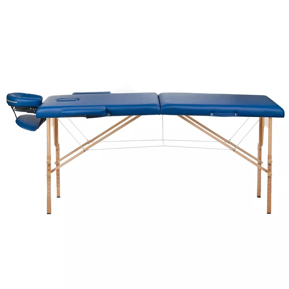Kosmetologu kušete BS-523 · Zila · 60 × 185 × 62 cm