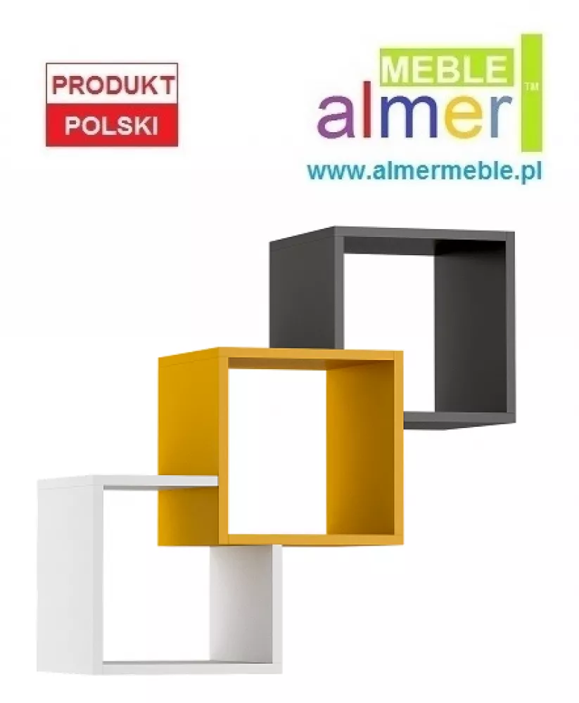 Plaukts Yellow P6 · 75.4 × 75.4 × 22 cm