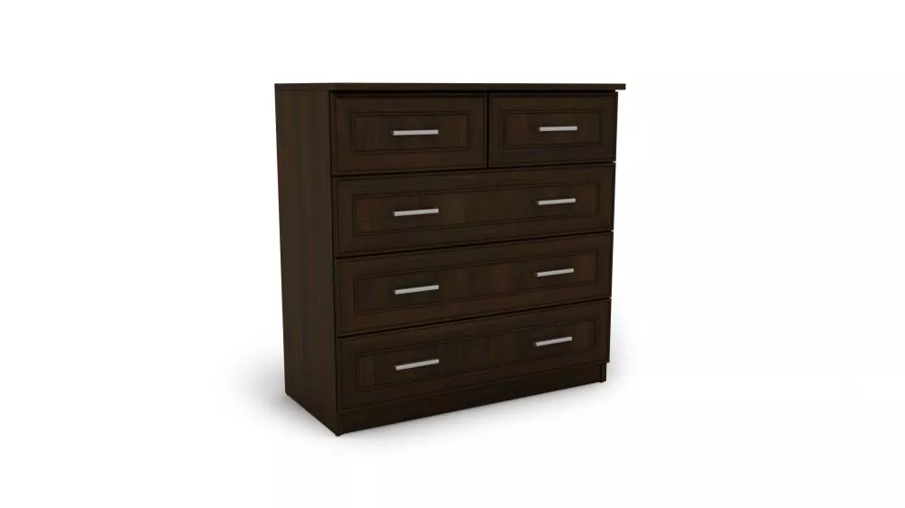 Kumode K 90 · Tumšais rieksts · 90 × 45 × 92 cm