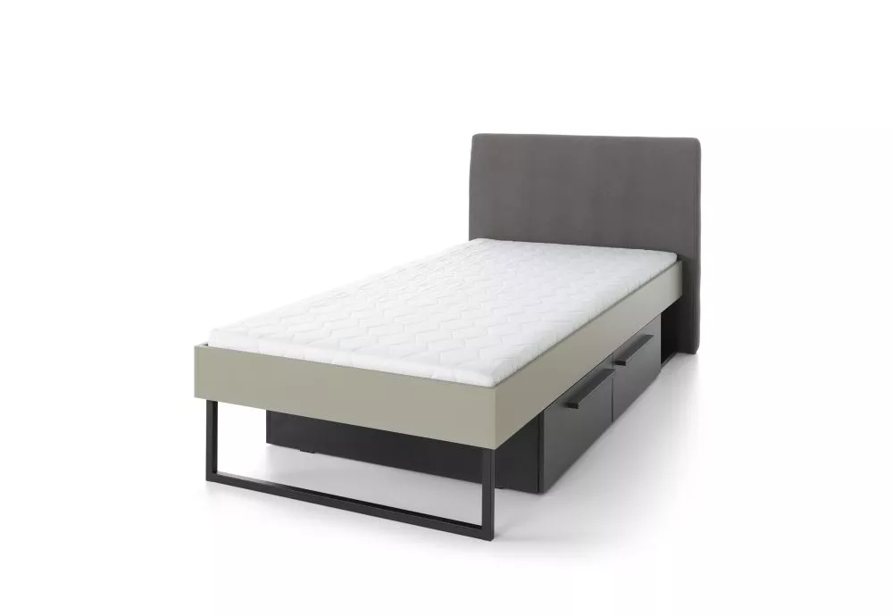 Gulta Sergio SE12/13 ar stelāžu Guļamvietas platums: 90 cm, Korpusa krāsa: piparmētra, Guļamvietas garums: 200 cm, · 104