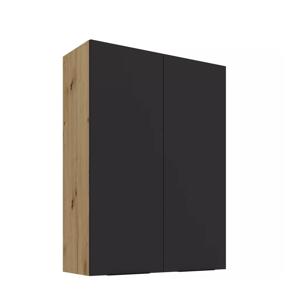 Virtuves skapis Aria Black 80 G-108 2F