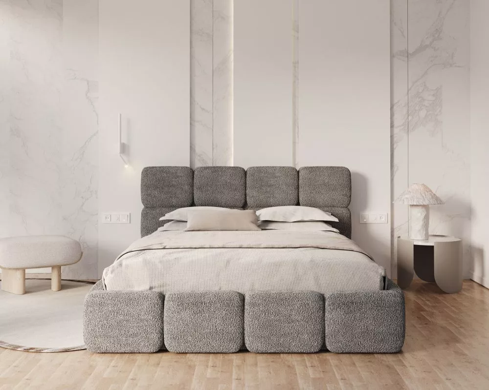 Gulta Delicato Premium Standard ar stelāžu Guļamvietas platums: 160 cm, Guļamvietas garums: 200 cm, stelāžas tips: metāl
