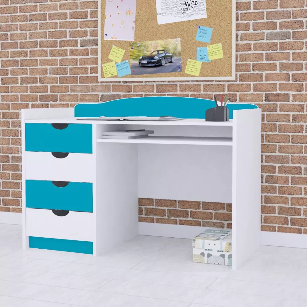 Bērnu rakstāmgalds Classic B03 Maksimālais augstums: 89 cm, · 125 × 75 × 60 cm