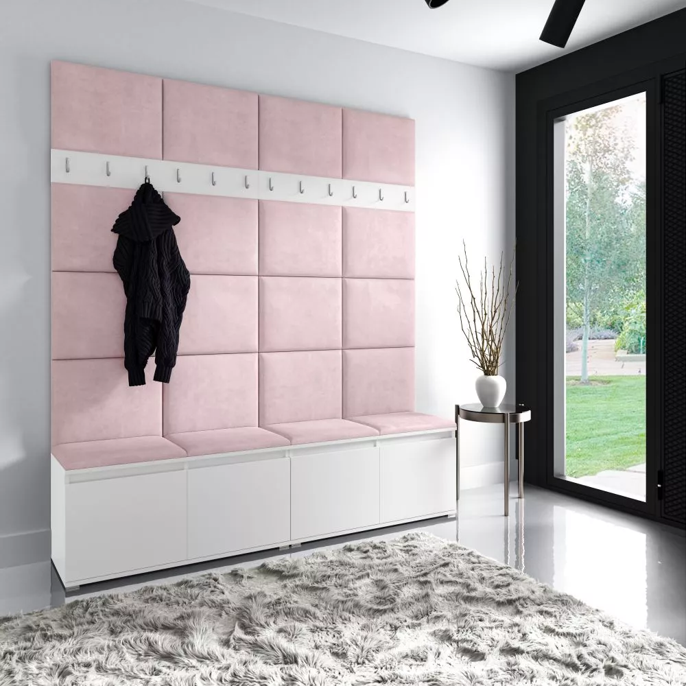 Apavu plaukts Emi 4 Trinity Korpusa krāsa: balts, · 200 × 225 × 40 cm