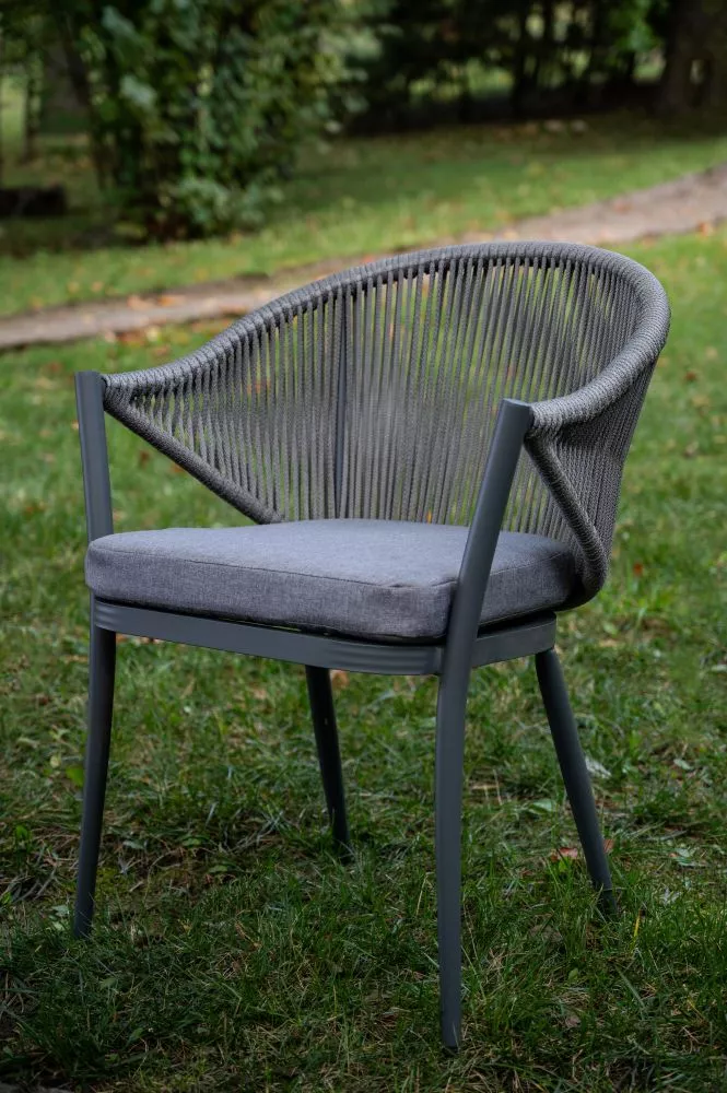 Dārza krēsls Breve C · Pelēks · 62 × 60 × 81 cm