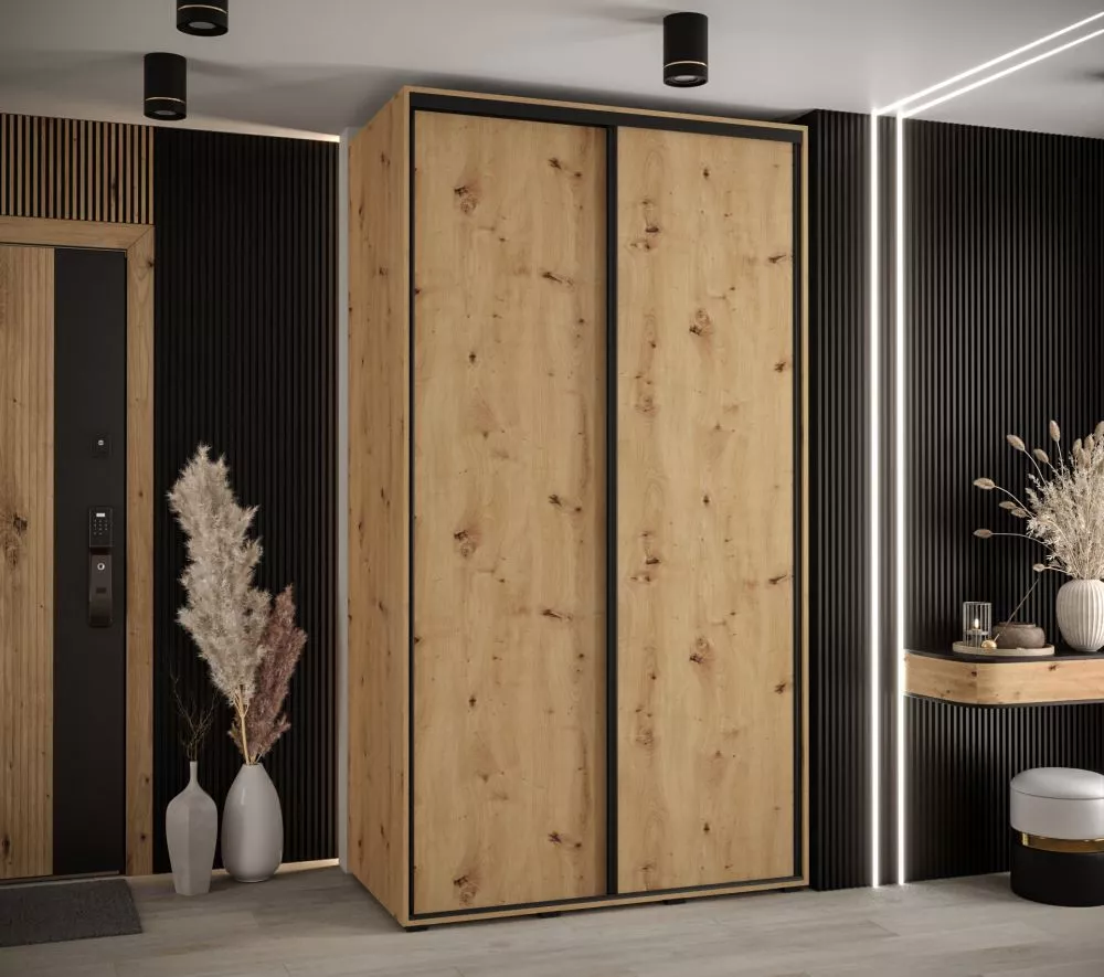 Skapis Cannes 1 · Ozols artisan · 130 × 60 × 205.2 cm