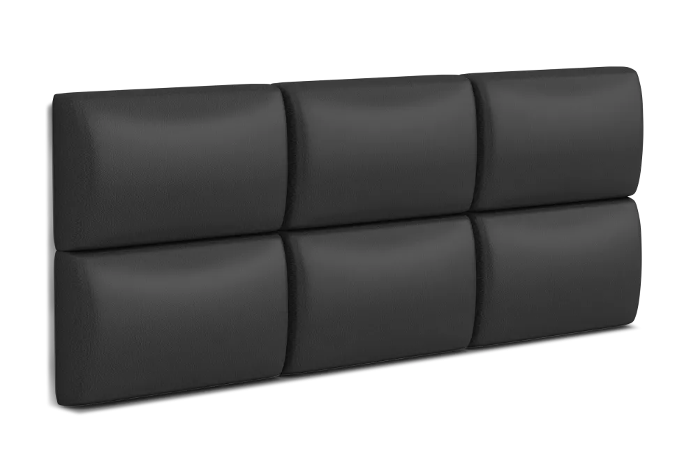 Panelis Wall 4 cm eco · Melna · 60 × 30 cm
