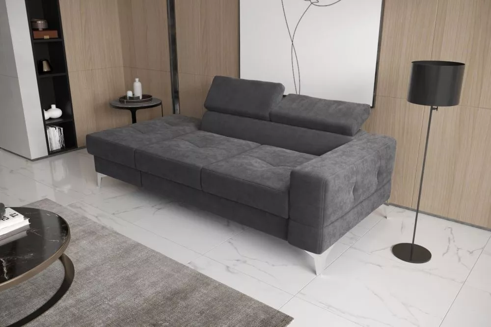 Dīvāns Toscania 2S Premium standard · Antracīts · 97 × 205 × 78 cm