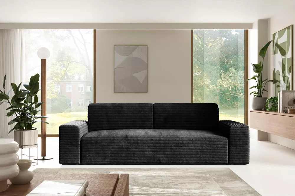 Dīvāns Vivaio Sofa standard · Melns · 102 × 260 × 82 cm
