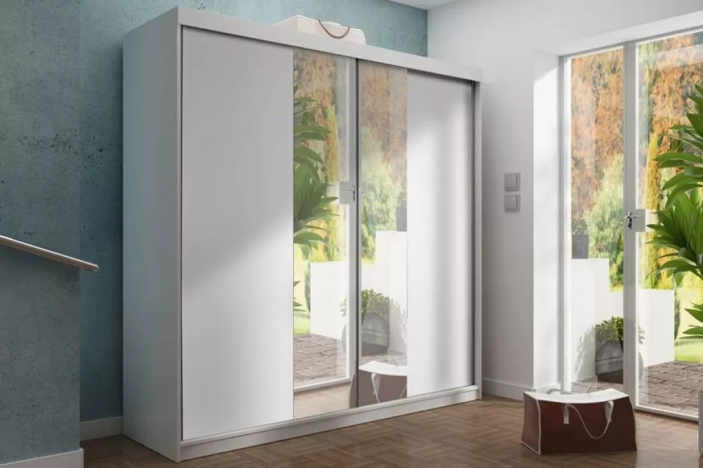 Skapis Top 18 ar LED · Balts · 200 × 62 × 200 cm