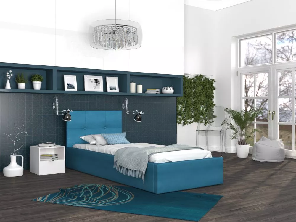 Gulta Rino Premium Standard ar stelāžu Guļamvietas platums: 120 cm, Guļamvietas garums: 200 cm, stelāžas tips: metāla, ·