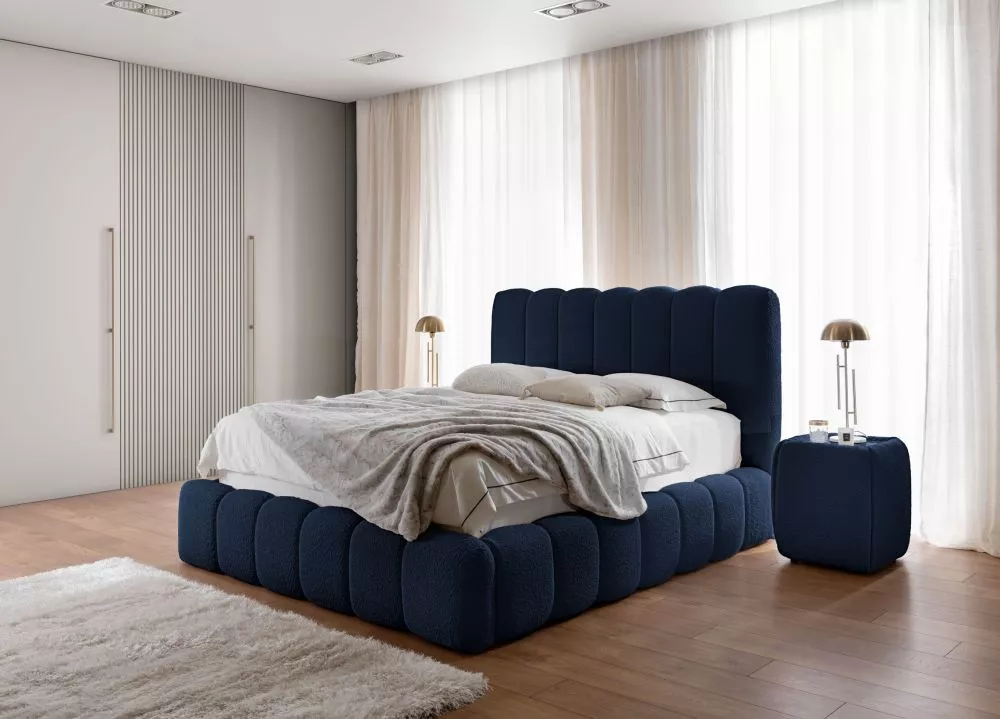 Gulta Cande Standard ar stelāžu Guļamvietas platums: 160 cm, Guļamvietas garums: 200 cm, stelāžas tips: metāla, · Tumši 