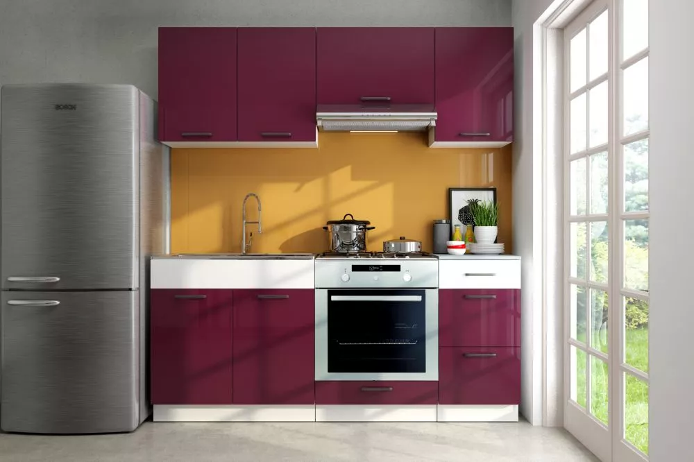 Virtuves komplekts Lara 180 Materiāls : MDF + LKSP plātne,