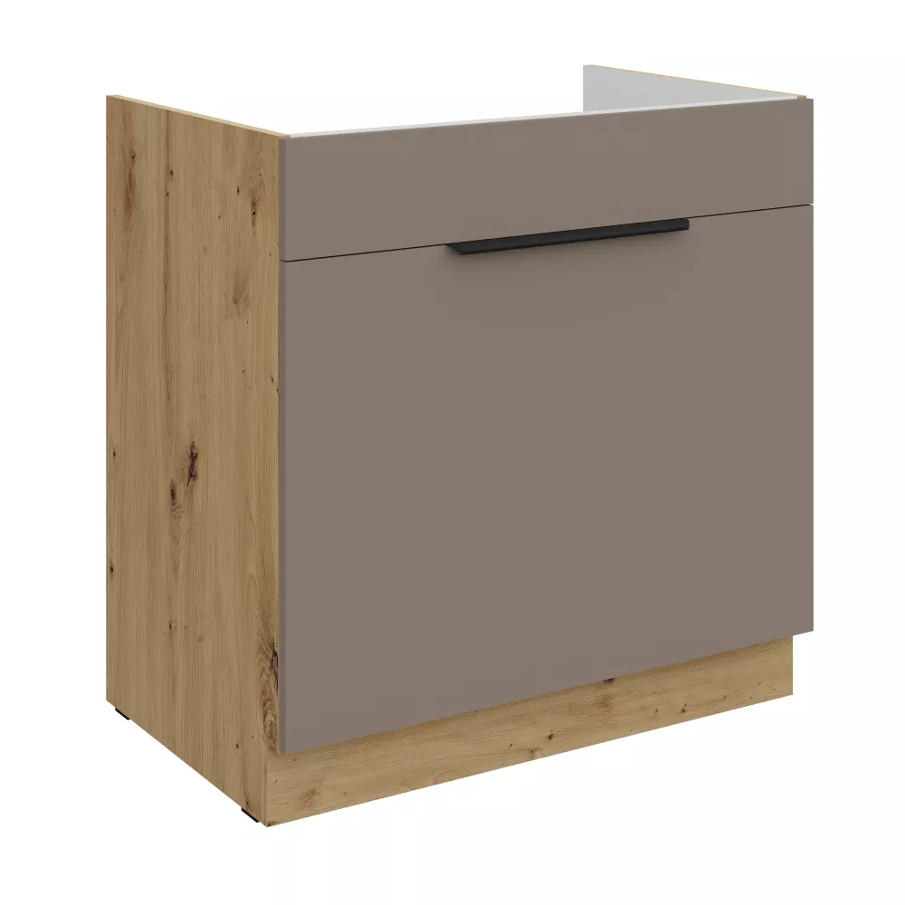 Virtuves skapis Aria Sandgrau 80 ZL 1S BB