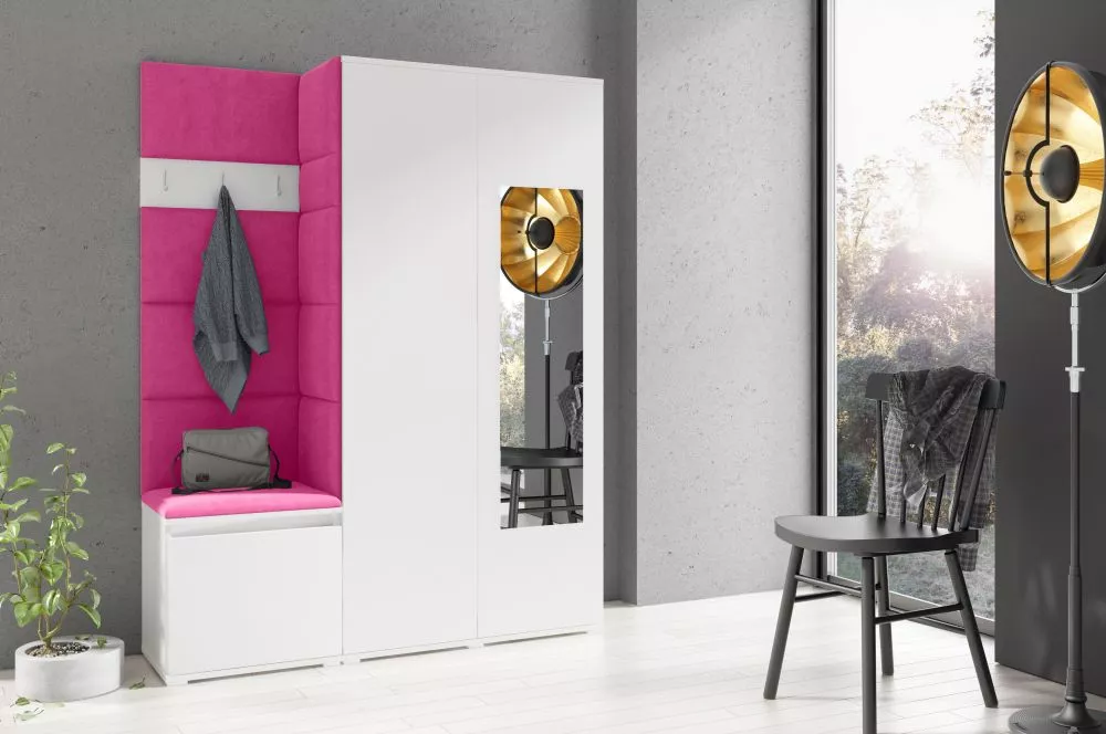 Apavu plaukts Emi 11 Trinity Korpusa krāsa: balts, · 140 × 185 × 40 cm