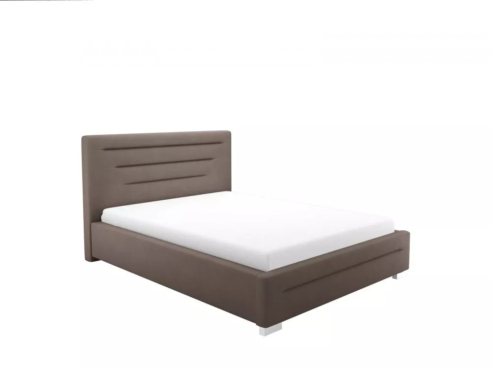 Gulta Fluence Standard ar stelāžu Guļamvietas platums: 140 cm, Guļamvietas garums: 200 cm, stelāžas tips: metāla, · Brūn