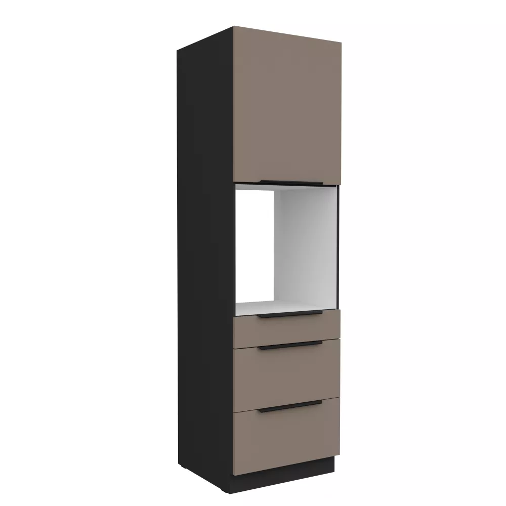 Virtuves skapis Aria Sandgrau 60 DPS-210 3S1F