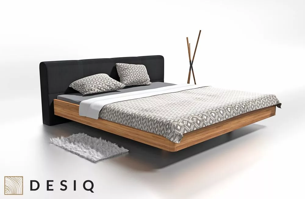 Gulta Davis ar stelāžu Guļamvietas platums: 120 cm, Guļamvietas garums: 200 cm, · Ozols + melns · 215.5 × 226 × 82 cm