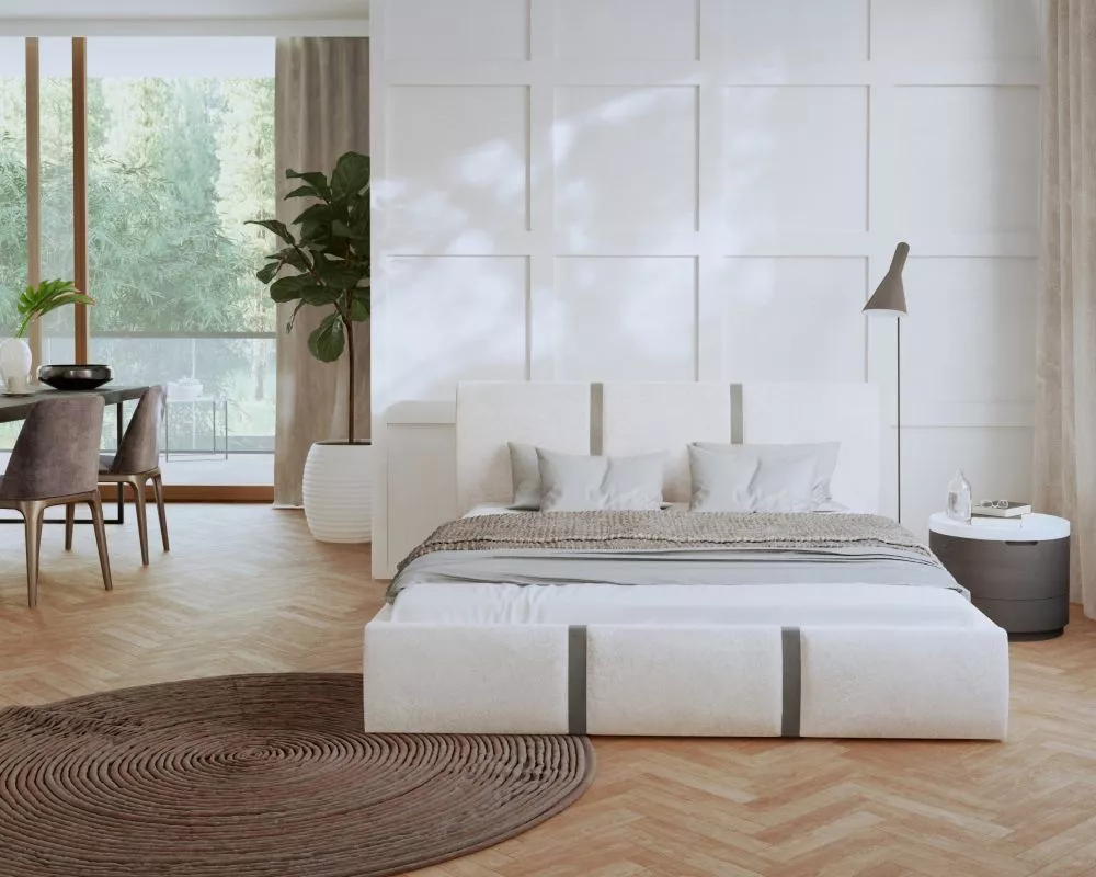 Gulta Fusion Premium Standard ar stelāžu Guļamvietas platums: 140 cm, Guļamvietas garums: 200 cm, stelāžas tips: metāla,