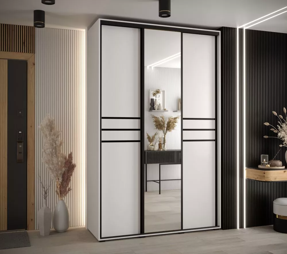Skapis Cannes 11 · Balts · 150 × 60 × 205.2 cm