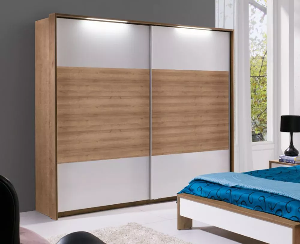Skapis Latika 1 ar LED · 230 × 66 × 215 cm