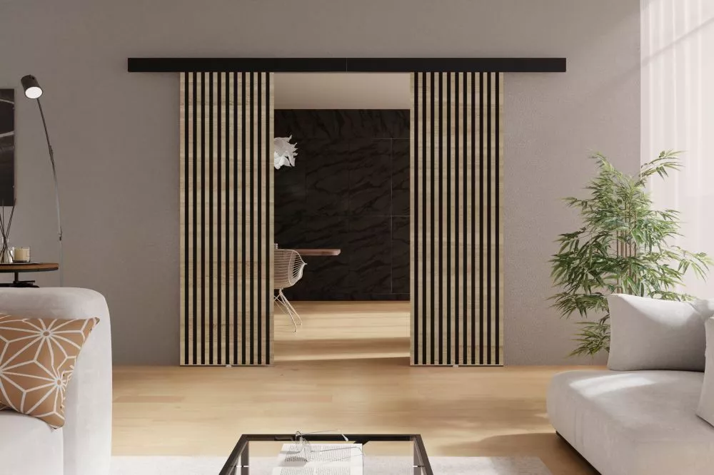 Bīdāmās durvis Belmo Duo · Sonoma · 152 × 205 cm