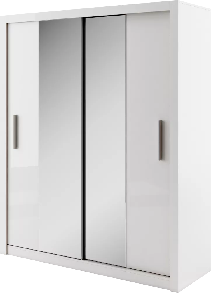 Skapis Idea ID-03 · Balts · 180 × 60 × 215 cm