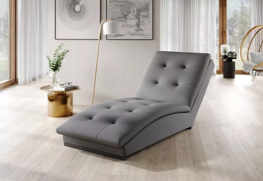 Mīksts krēsls Doro Lux Standard Sēdvietas dziļums: 116 cm, · Gaiši pelēks · 85 × 170 × 95 cm