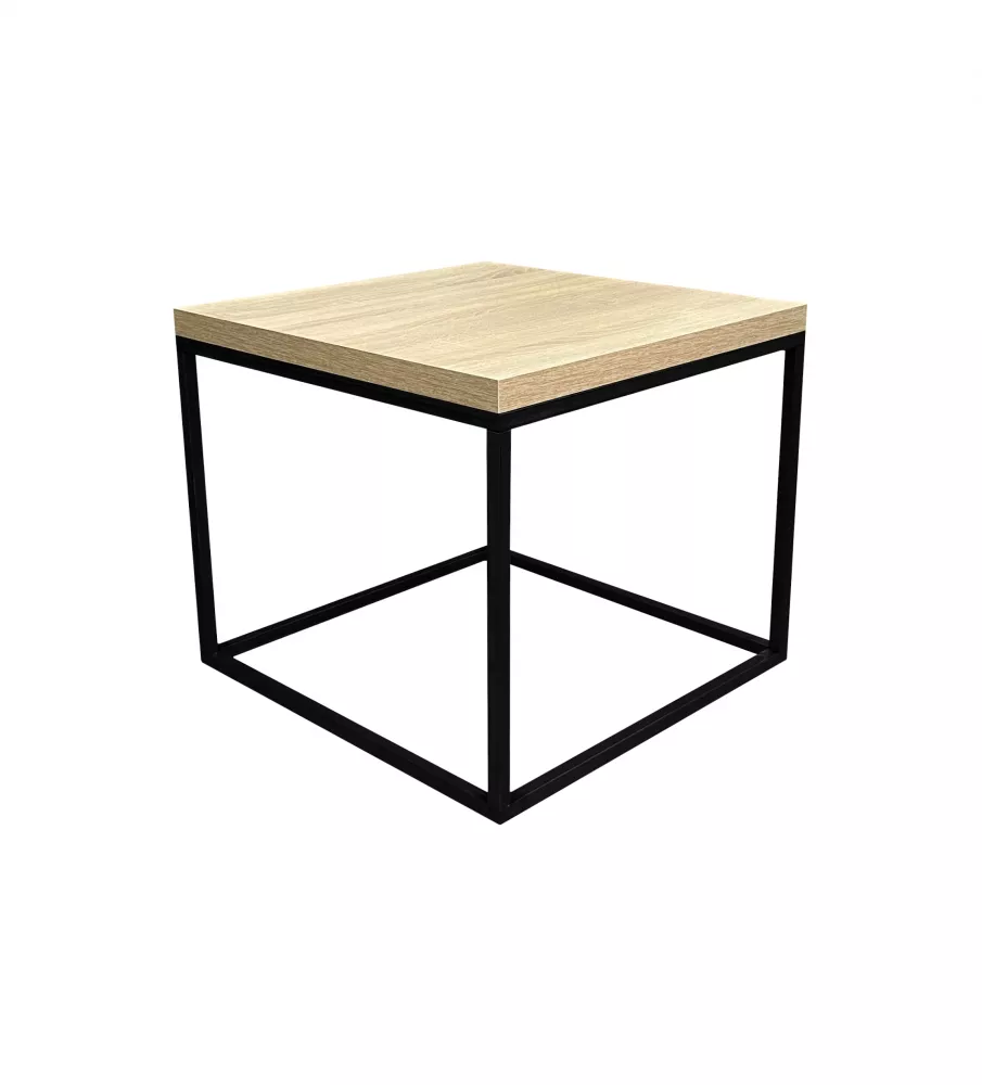 Žurnālgalds Lana Loft · Sonoma · 60 × 60 × 50 cm
