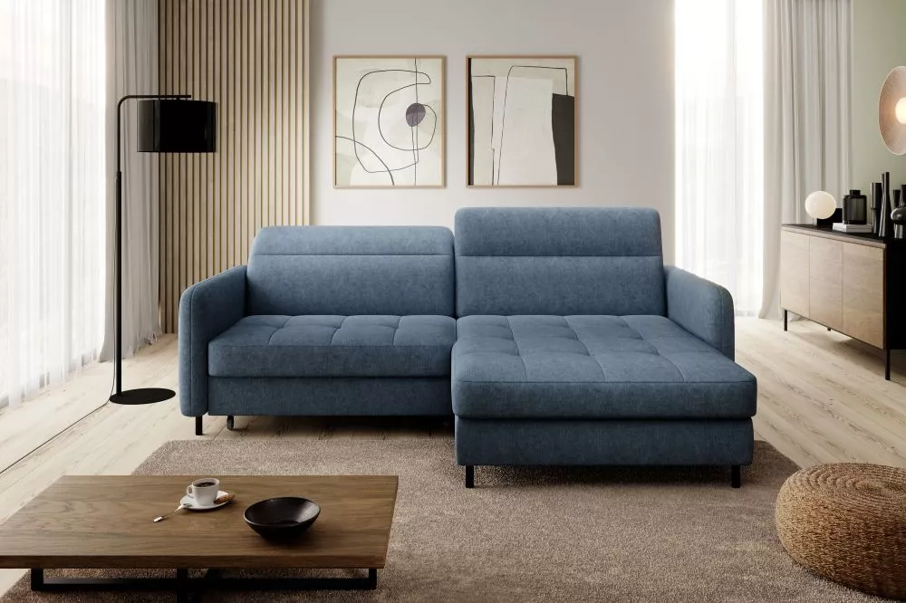 Dīvāns Gomsi Premium Standard · Zils · 165 × 228 × 92 cm