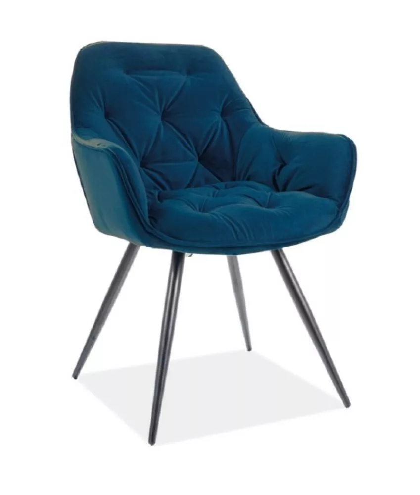 Krēsls Cherry Matt Velvet · Zils · 87 × 57 × 43 cm