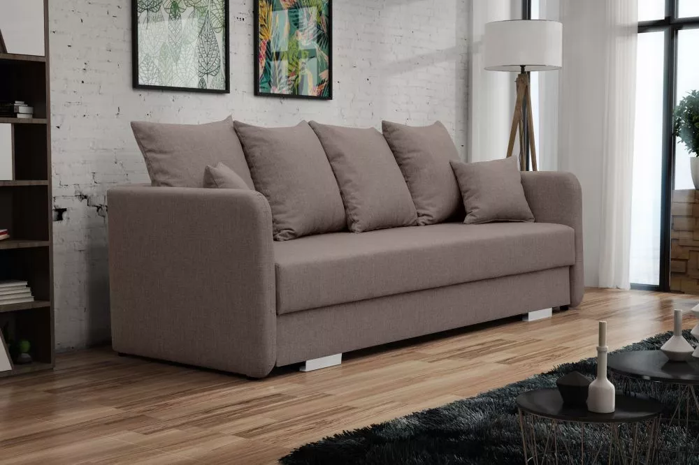 Dīvāns Ivet Standard · Gaiši brūns · 103 × 220 × 90 cm