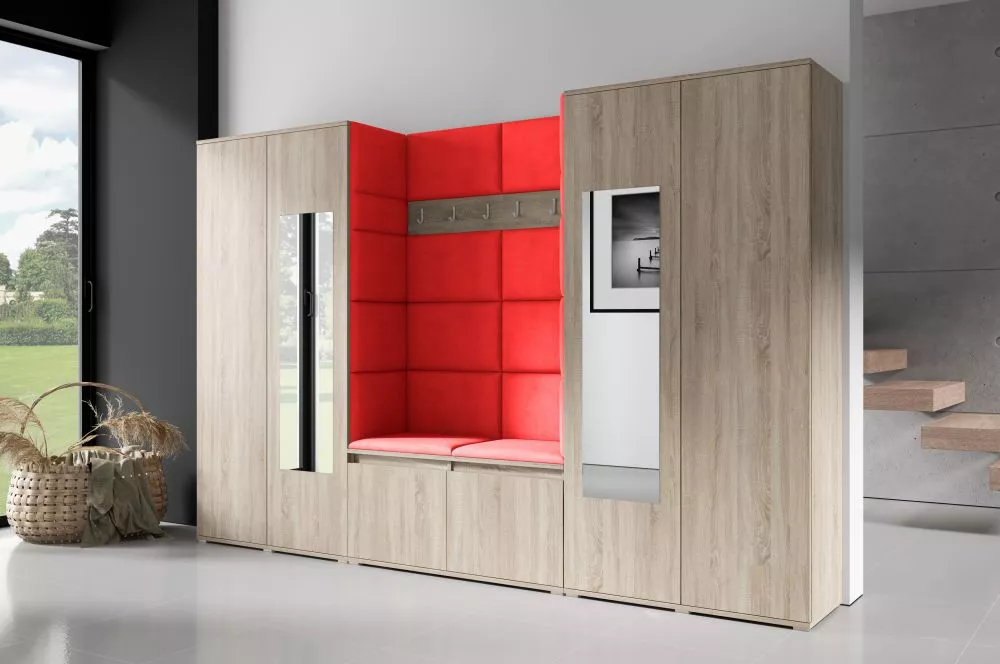 Apavu plaukts Emi 10 Trinity Korpusa krāsa: sonoma, · 280 × 185 × 40 cm