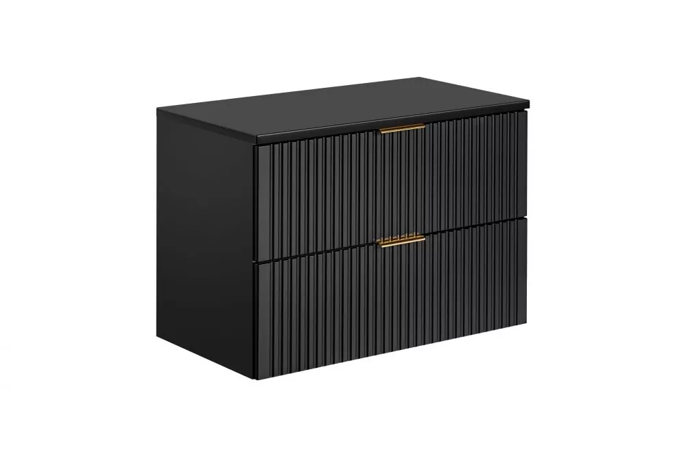 Vannas istabas skapītis Adel Black 82-80 Top · Melns · 80 × 57 × 46 cm