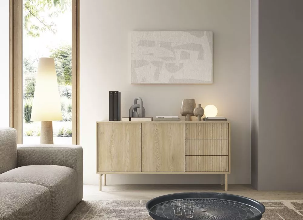 Kumode Tavo B · Ozols kremona · 154 × 39.5 × 80 cm