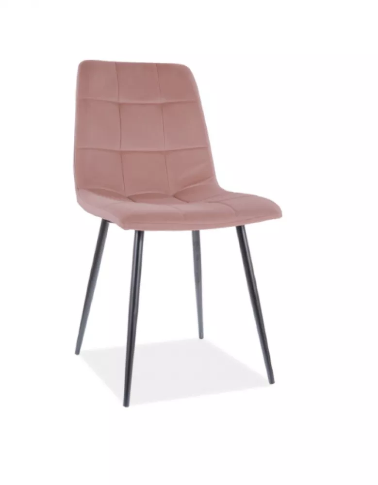 Krēsls Mila Matt Velvet · Rozā · 86 × 45 × 41 cm