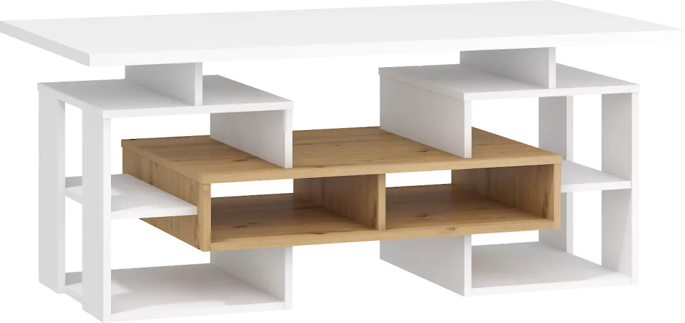 Žurnālgalds Rio 13 Korpusa krāsa: balts, · 130 × 68 × 56 cm