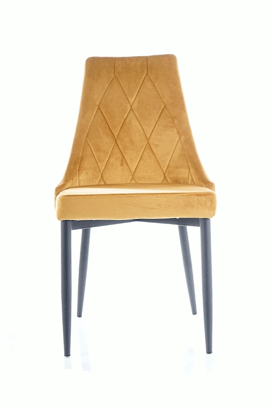 Krēsls Trix B Velvet · Dzeltens · 89 × 49 × 59 cm
