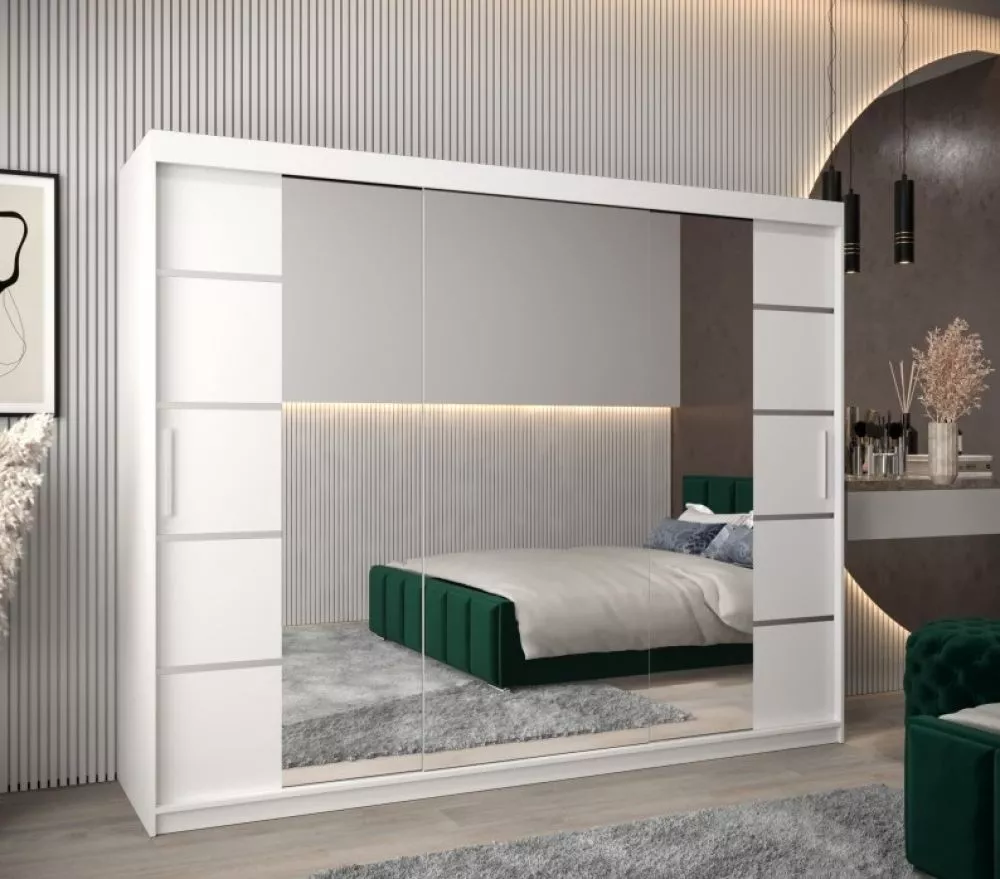 Skapis Verona 4 · Balts · 250 × 62 × 200 cm