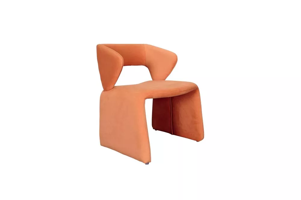 Mīksts krēsls Nua N2 · Oranžs · 66 × 65 × 80 cm
