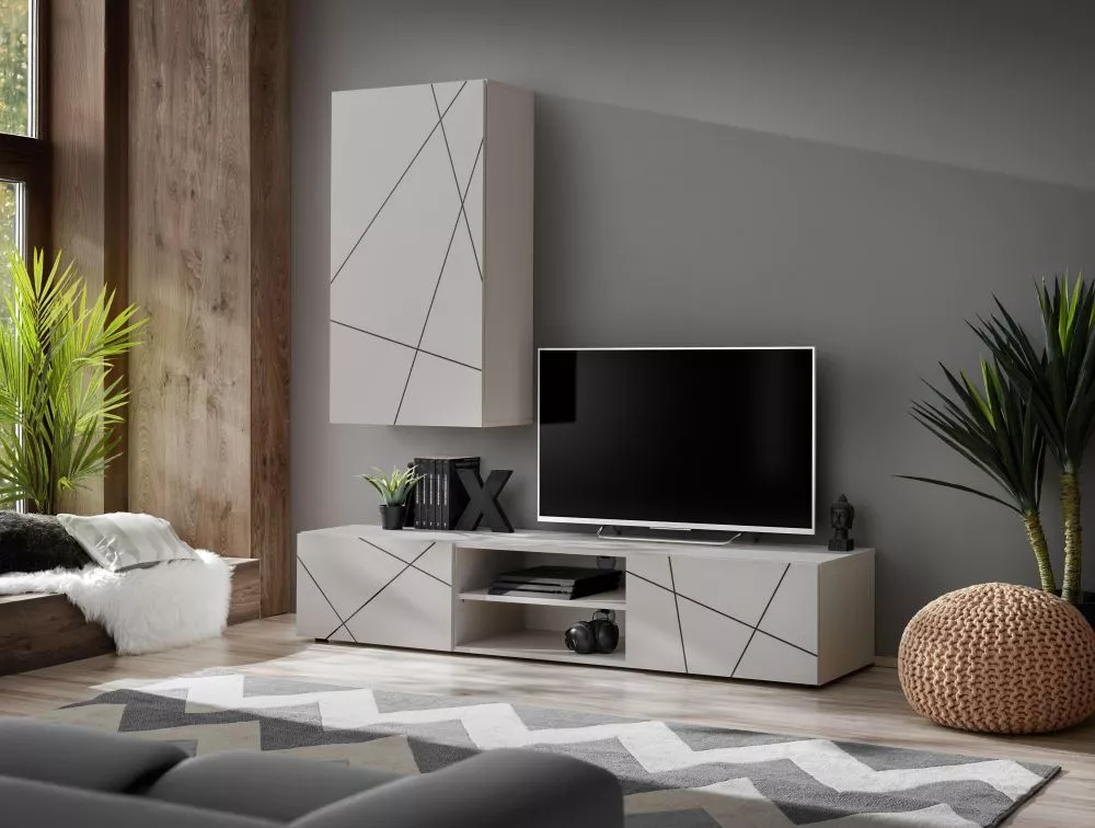 Sekcija Geo 1 Korpusa krāsa: kašmīrs, · 180 × 45 × 180 cm