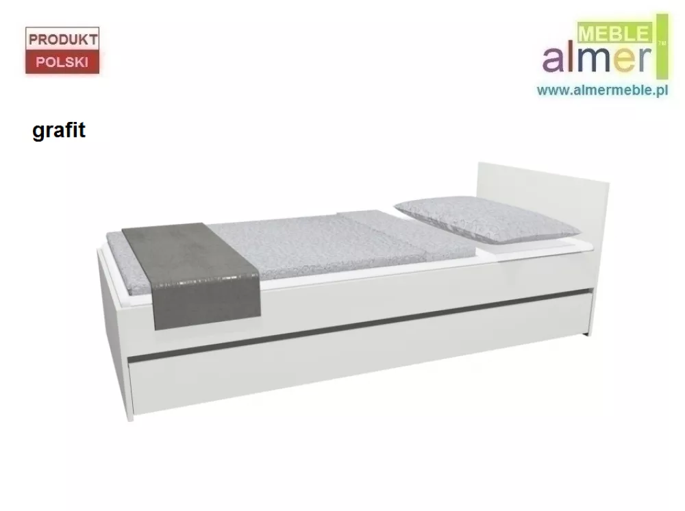 Bērnu gulta City C15 ar stelāžu Guļamvietas platums: 90 cm, Guļamvietas garums: 200 cm, · 94 × 204 × 70 cm