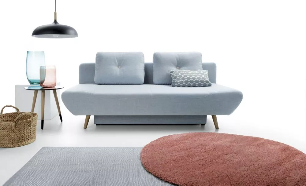 Dīvāns Oslo Scandinavian Sofa standard · Gaiši pelēks · 99 × 200 × 88 cm